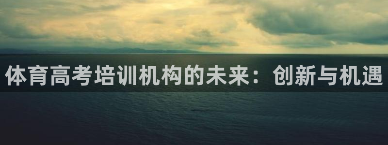 焦点娱乐平台章7O777：体育高考培训机构的未来：创