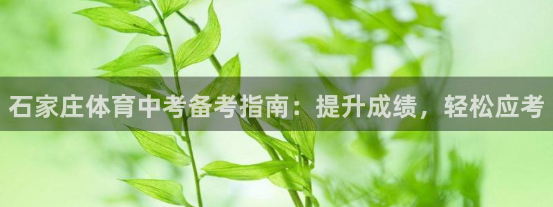 焦点娱乐app下载安装方式是什么：石家庄体育中考备考