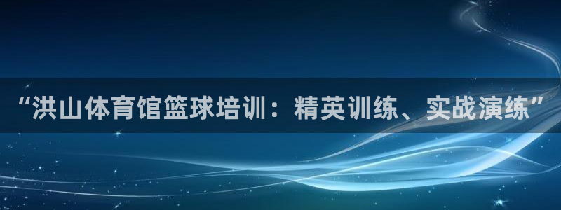 焦点娱乐官网下载安装最新版本：“洪山体育馆篮球培训：精英训练